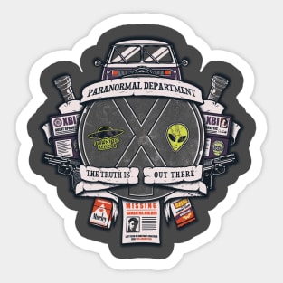 Paranormal Files Sticker